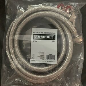 Everbilt 4ft Stainless Steel Washing Machine Hose